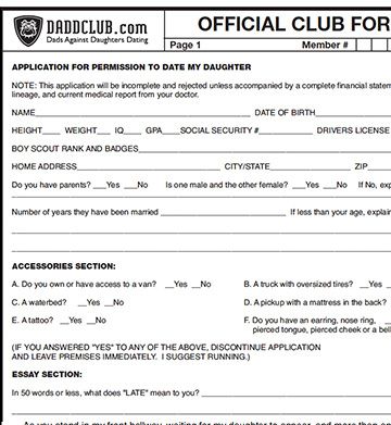 dating application for my daughter